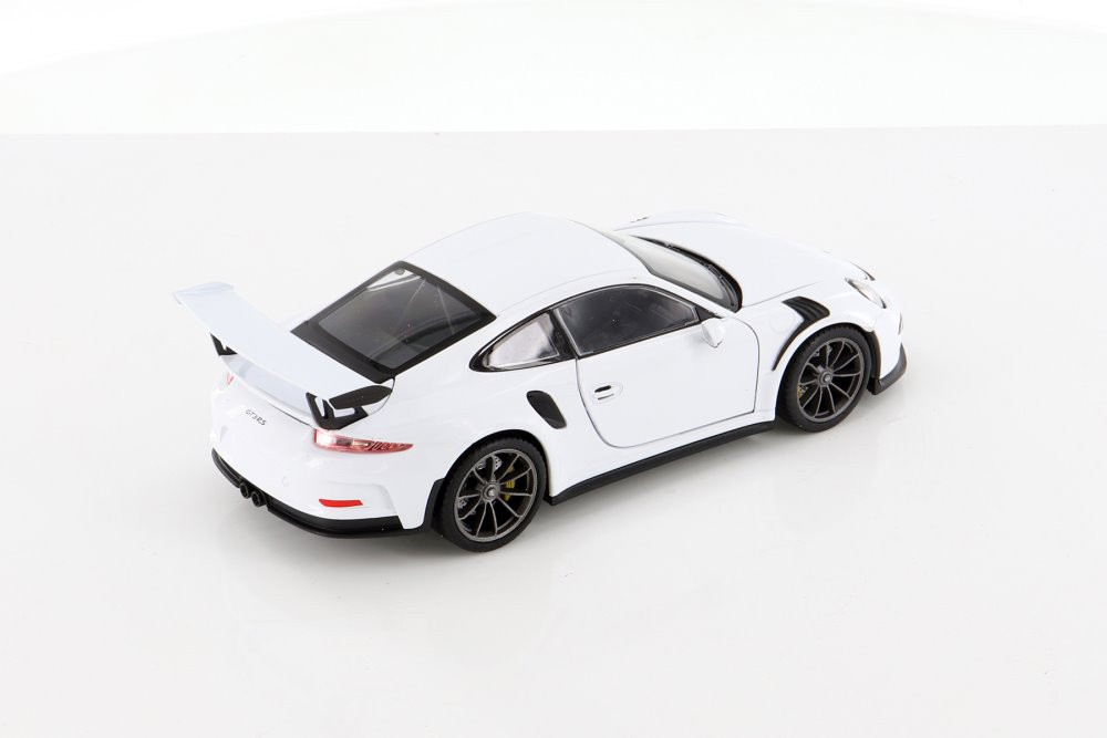 Porsche 911 GT3 RS, White - Welly 24080/4D - 1/24 scale Diecast Model Toy  Car