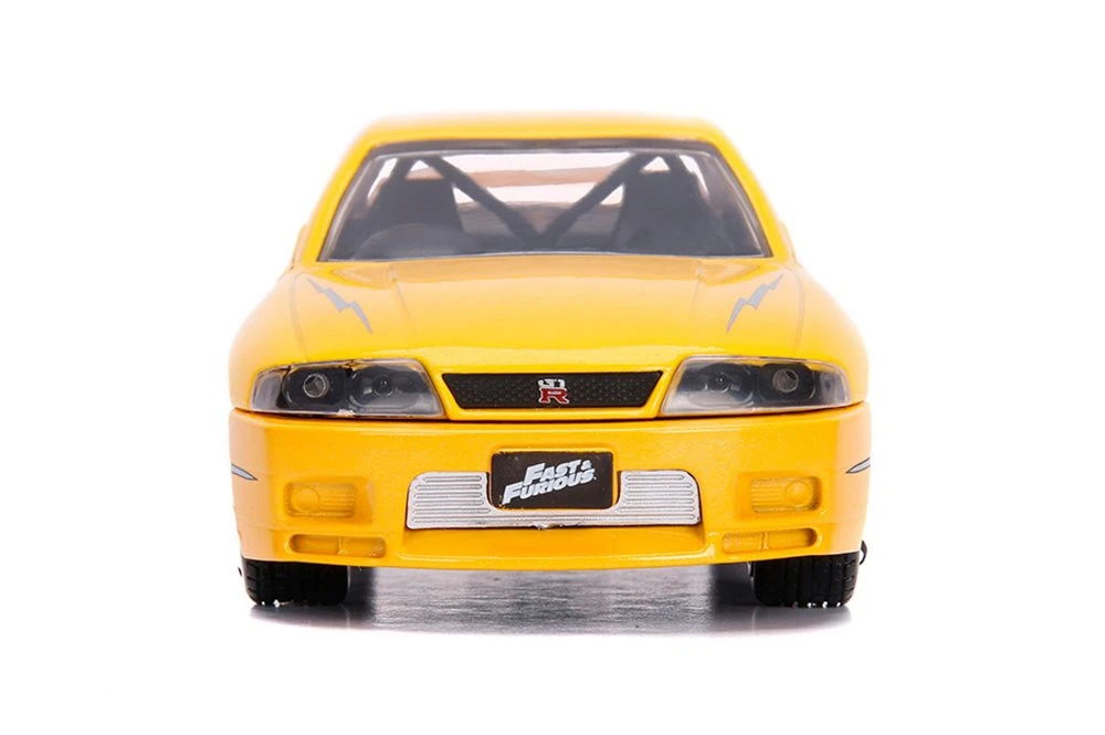 Leon's Nissan Skyline GT-R (BCNR33), Yellow - Jada Toys 99515 - 1/32 scale Diecast Model Toy Car