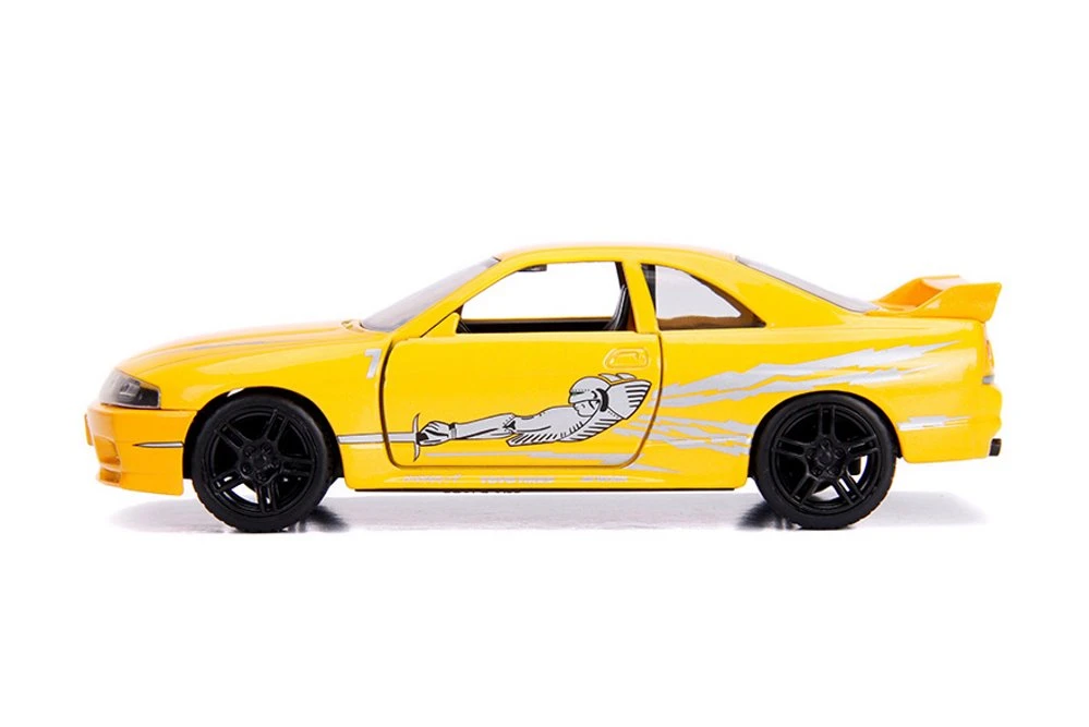 Leon's Nissan Skyline GT-R (BCNR33), Yellow - Jada Toys 99515 - 1/32 scale Diecast Model Toy Car