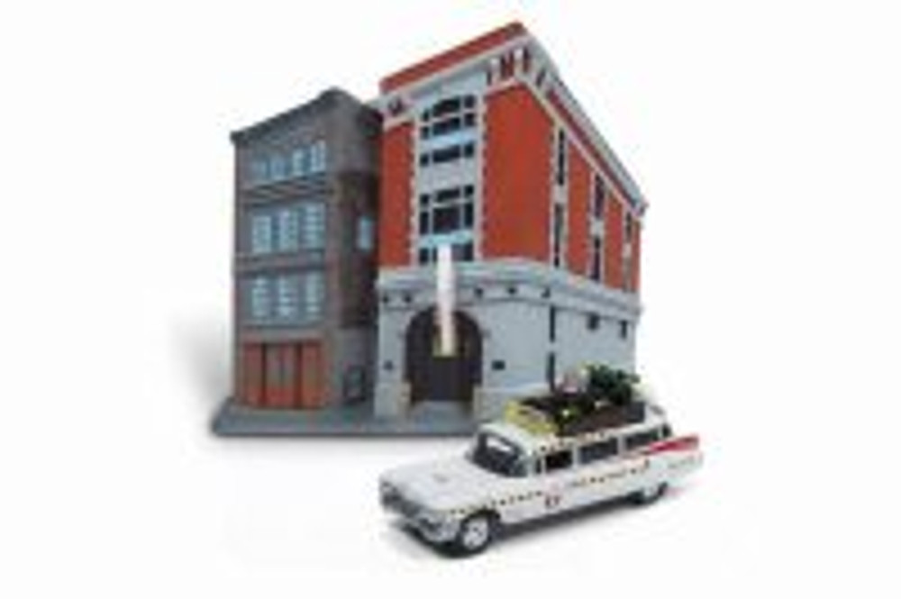 Ecto 1A, white - Round 2 JLDR002/24 - 1/64 Scale Diecast Model Toy Car