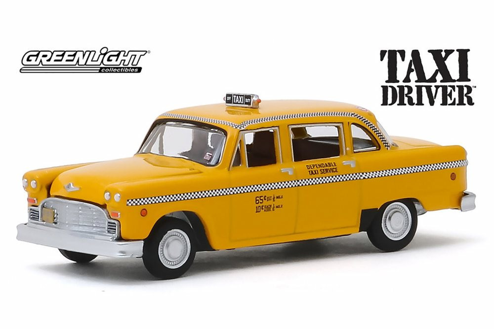 1975 Checker Taxicab, Taxi Driver - Greenlight 44860/48 - 1/64