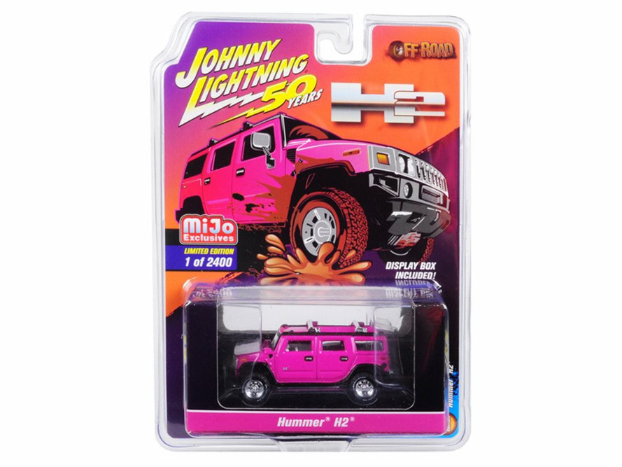Hummer H2, 50th Anniversary - Johnny Lightning JLCP7210-24 - 1/64 scale Diecast Model Toy Car
