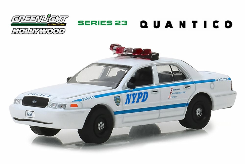 2003 Ford Crown Victoria Police Interceptor, Quantico - Greenlight 44830F/48 - 1/64 Scale Diecast Model Toy Car