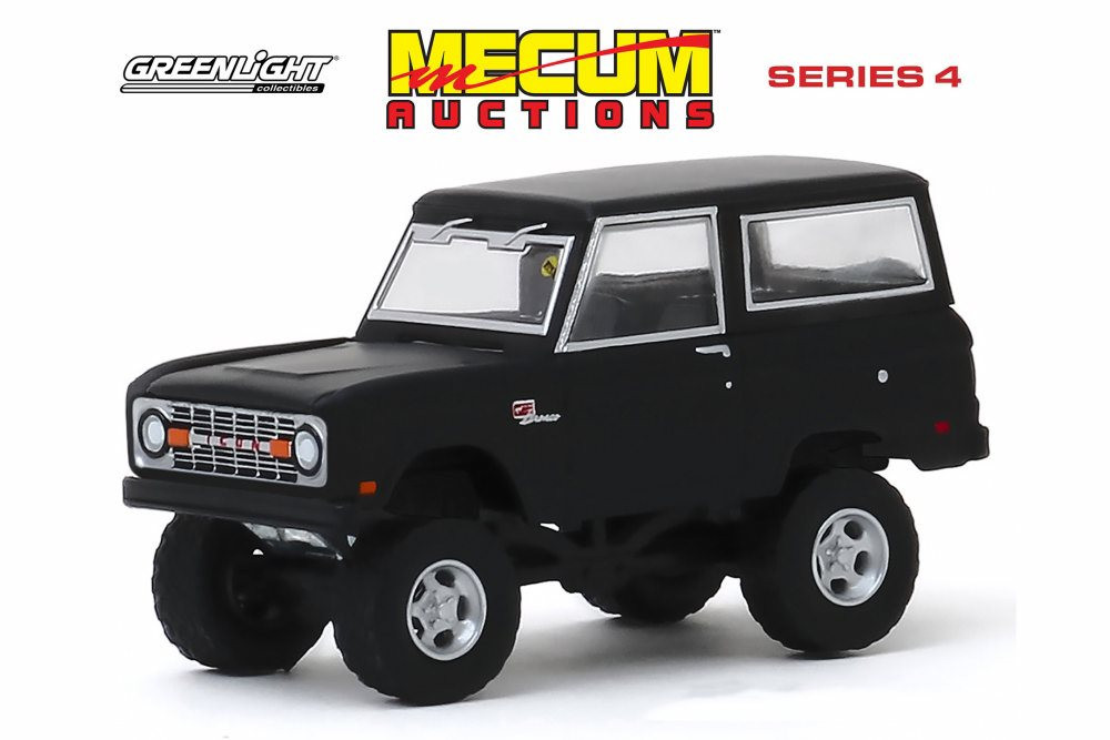 1968 Ford Icon Bronco, Black - Greenlight 37190B/48 - 1/64 scale Diecast Model Toy Car