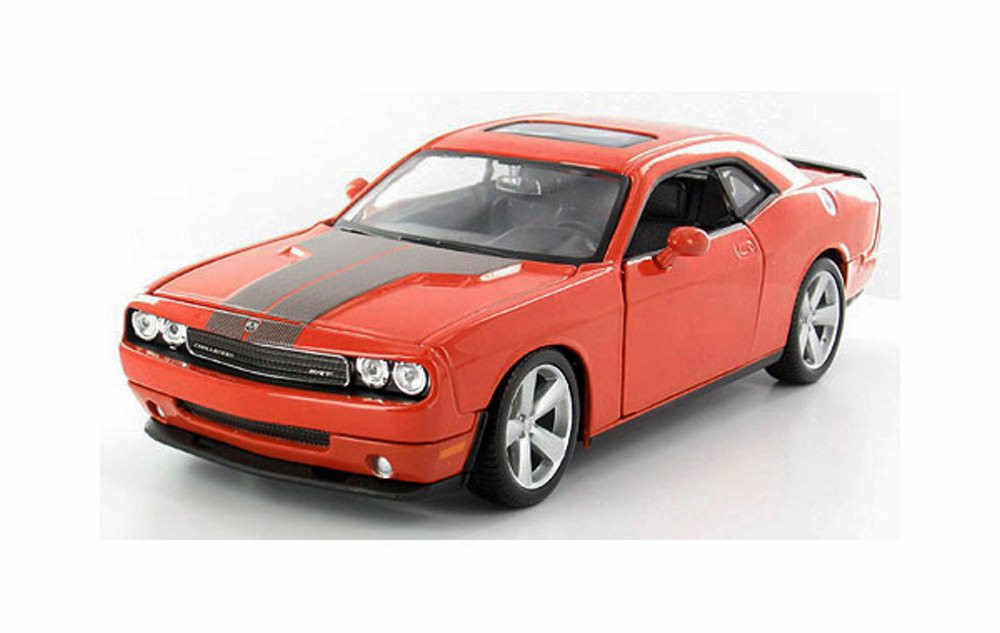 Diecast Car w/trlr 2008 Dodge Challenger SRT8 w/Sunroof 31280OR 1/24 Scale Diecast Model Toy Car