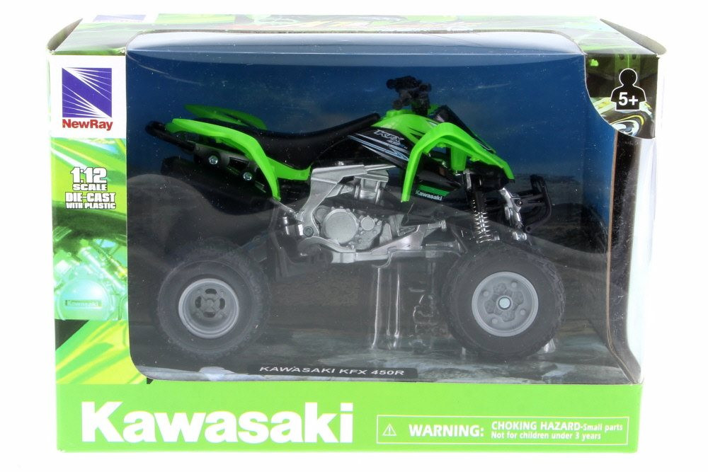 Modellino Moto Bike ATV-QUAD KAWASAKI KFX 450 R 1:12 Modellismo Statico Diecast - Arcadia Modellismo - Foto 4
