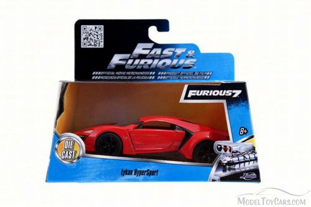 Lykan HyperSport, Red - JADA 97386 - 1/32 Scale Diecast Model Toy