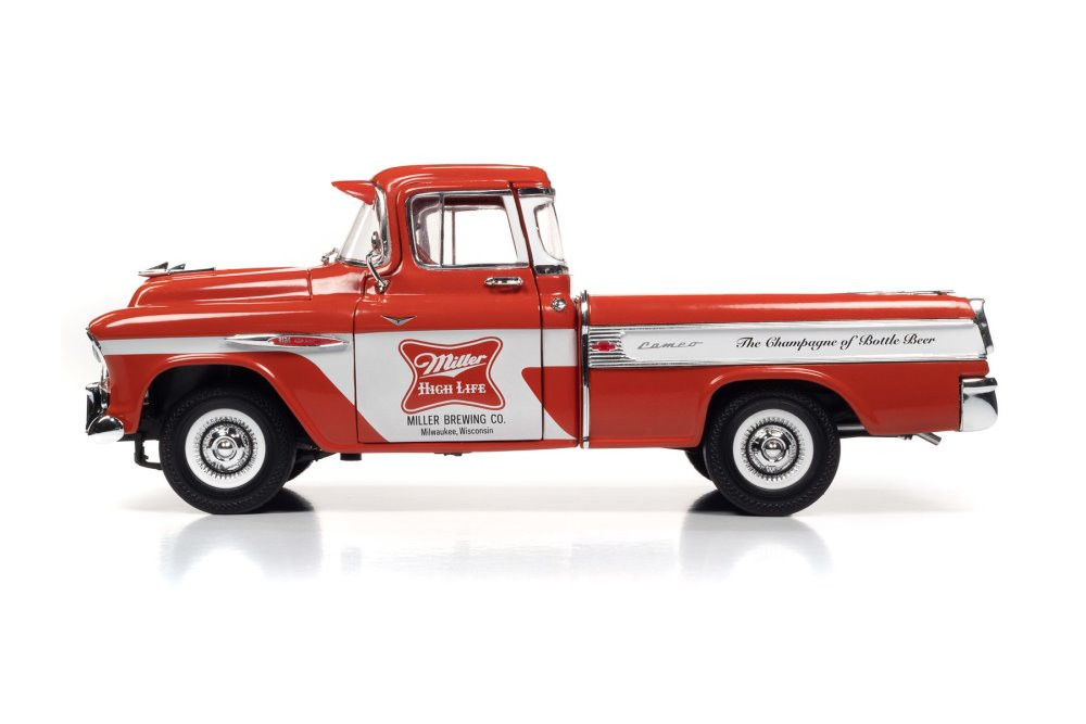 Miller High Life 1957 Chevy Cameo Pickup Truck, Red and White ...