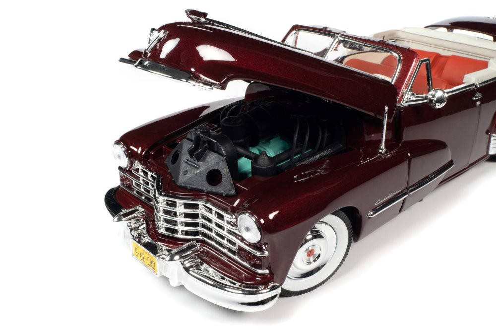 1947 Cadillac Series 62 Convertible, Burgundy - Auto World
