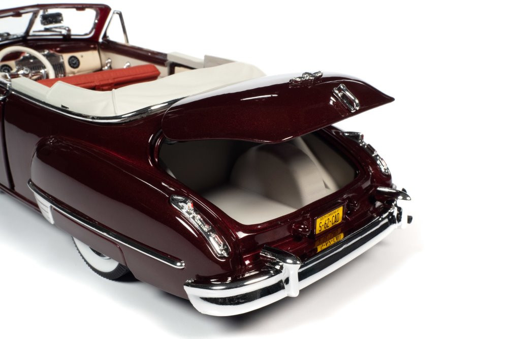 1947 Cadillac Series 62 Convertible, Burgundy - Auto World AW273