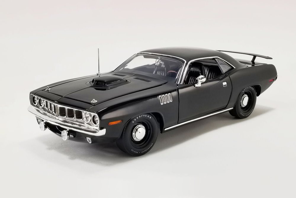 1971 Plymouth Hemi Barracuda, Black - Acme A1806124 - 1/18 scale