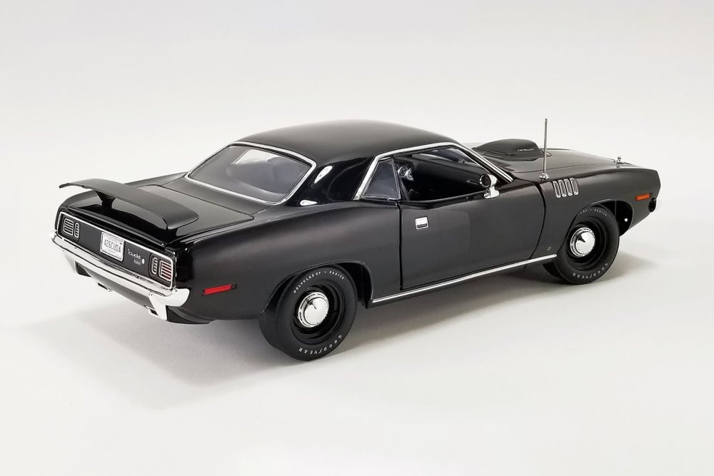 1971 Plymouth Hemi Barracuda, Black - Acme A1806124 - 1/18 scale