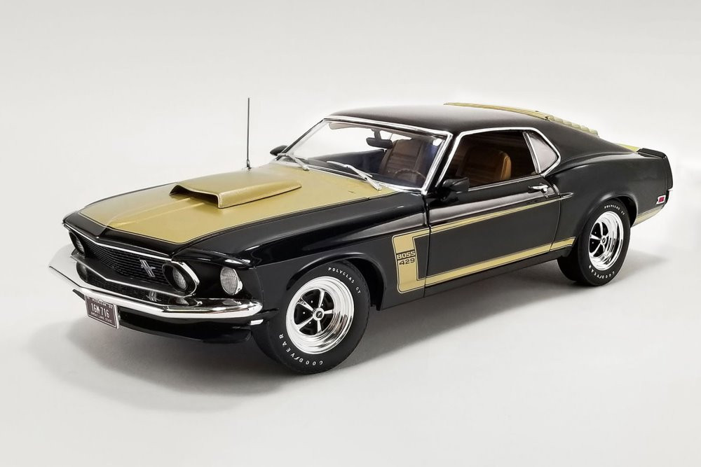 1969 Ford Mustang Boss 429 Semon Bunkie Knudsons Prototype A1801844 1/18 scale Diecast Model Toy Car