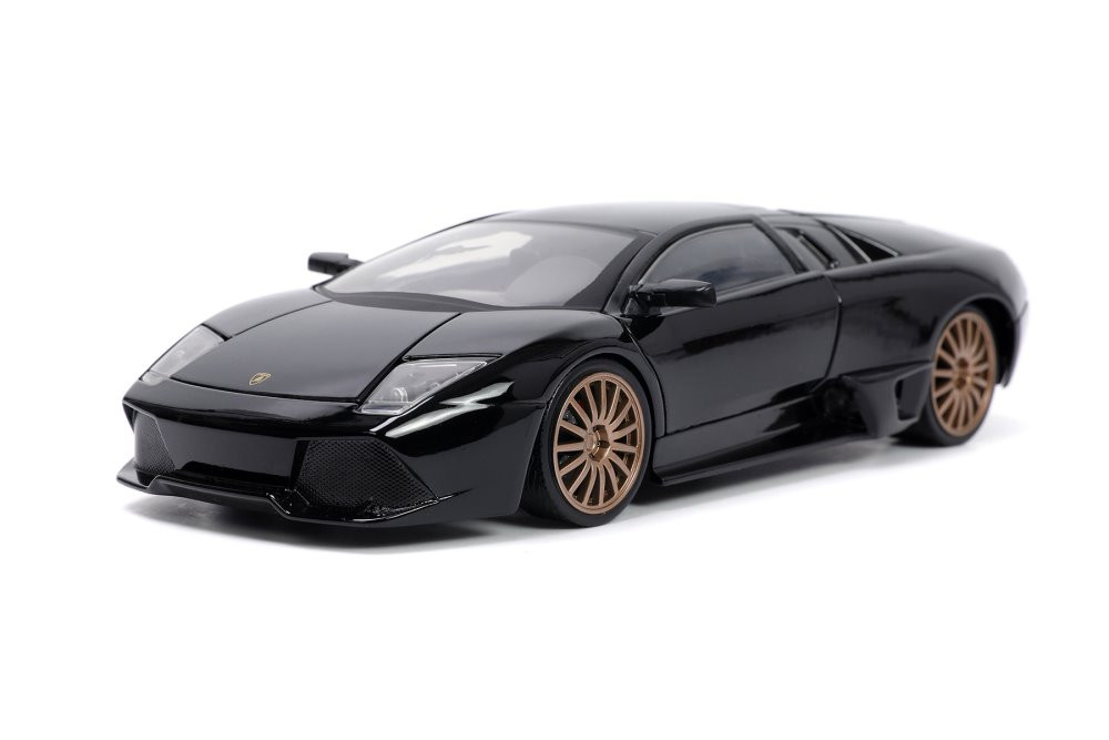 Lamborghini Murcielago, Black - Jada Toys 32946/4 - 1/24 scale Diecast Model Toy Car