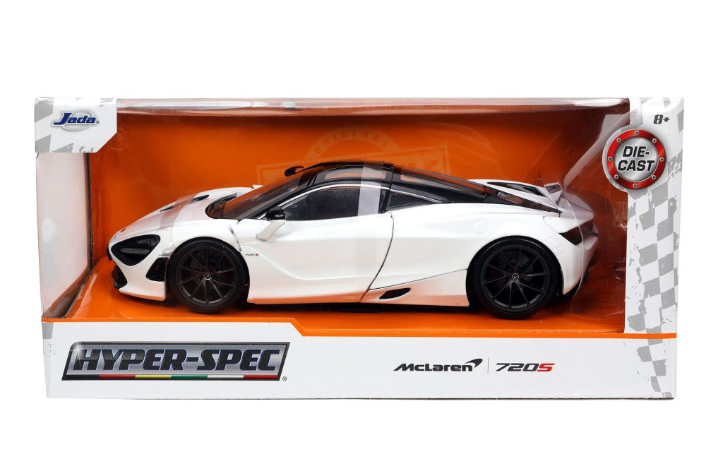 McLaren 720S, White - Jada Toys 32948/4 - 1/24 scale Diecast Model Toy Car