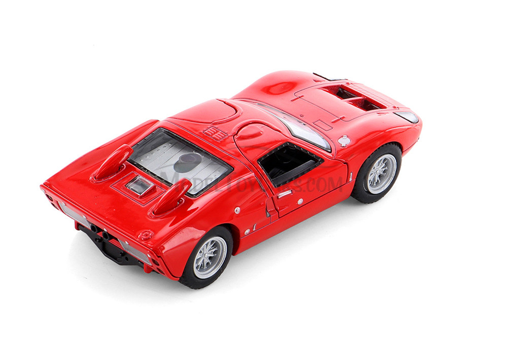 1966 Ford GT40 MKII, Red - Kinsmart 5427D - 1/38 scale Diecast Model Toy Car