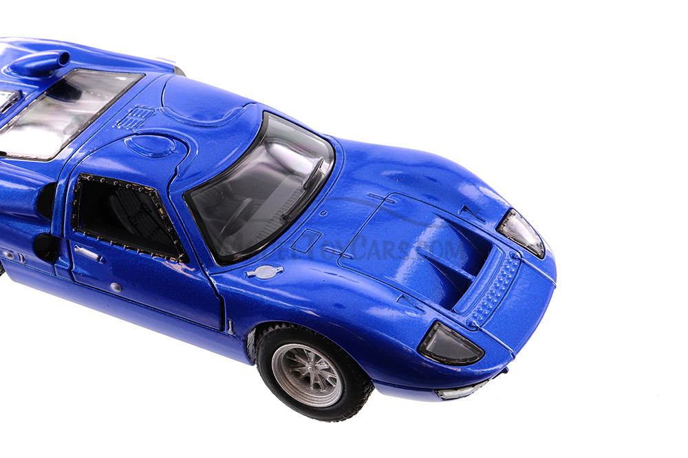 1966 Ford GT40 MKII, Blue - Kinsmart 5427D - 1/38 scale Diecast Model Toy Car