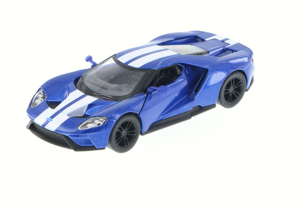 2017 Ford GT, Blue - Kinsmart 5391DF - 1/38 Scale Diecast Model Toy Car (Brand New, but NOT IN BOX)