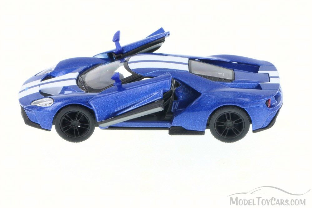 2017 Ford GT, Blue - Kinsmart 5391DF - 1/38 Scale Diecast Model Toy Car (Brand New, but NOT IN BOX)