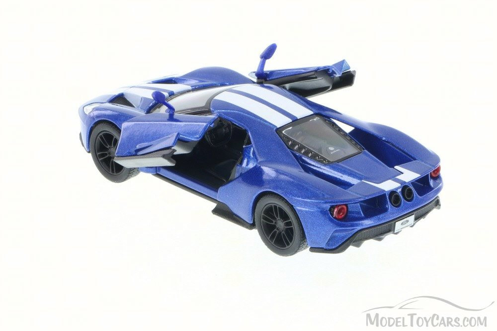 2017 Ford GT, Blue - Kinsmart 5391DF - 1/38 Scale Diecast Model Toy Car (Brand New, but NOT IN BOX)