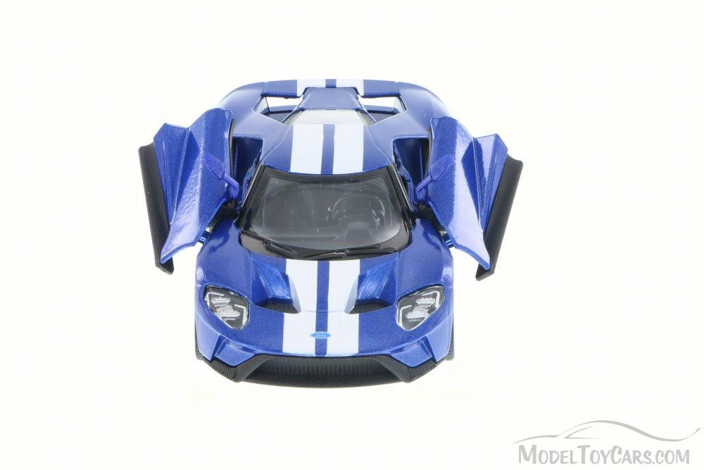 2017 Ford GT, Blue - Kinsmart 5391DF - 1/38 Scale Diecast Model Toy Car (Brand New, but NOT IN BOX)