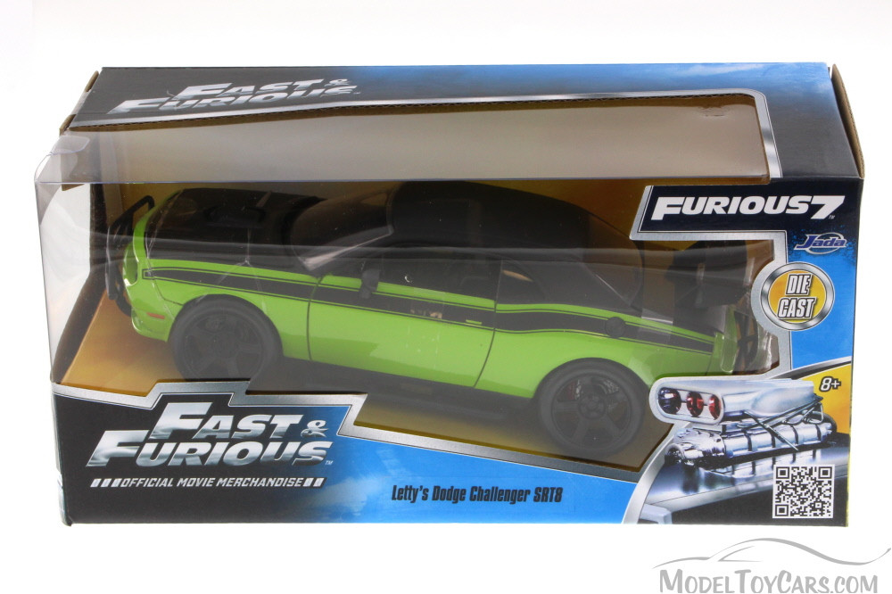 Fast & Furious Letty's 2011 Dodge Challenger SRT8 ,- 97131 - 1/24 Scale  Diecast Model Toy Car