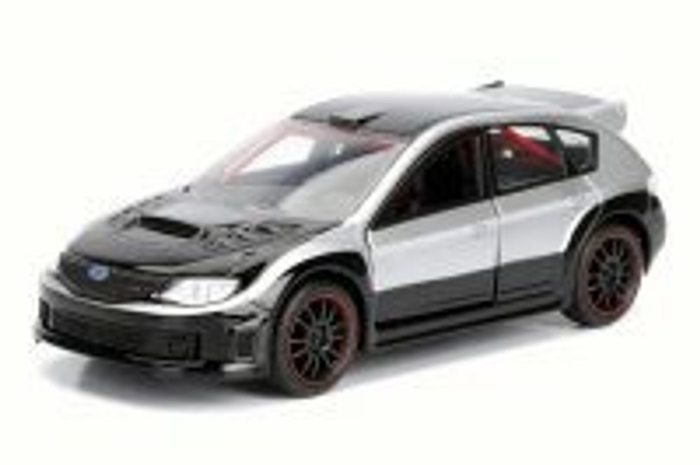 F8 Brian's Subaru Impreza WRX STI Fate of the Furious, Black - Jada 98674DP4 - 1/32 Scale Diecast Model Toy Car