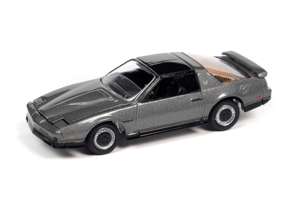 1984 Pontiac Firebird Trans Am, Silver Sand Gray Poly - Johnny Lightning JLSP148/24A - 1/64 Diecast Car