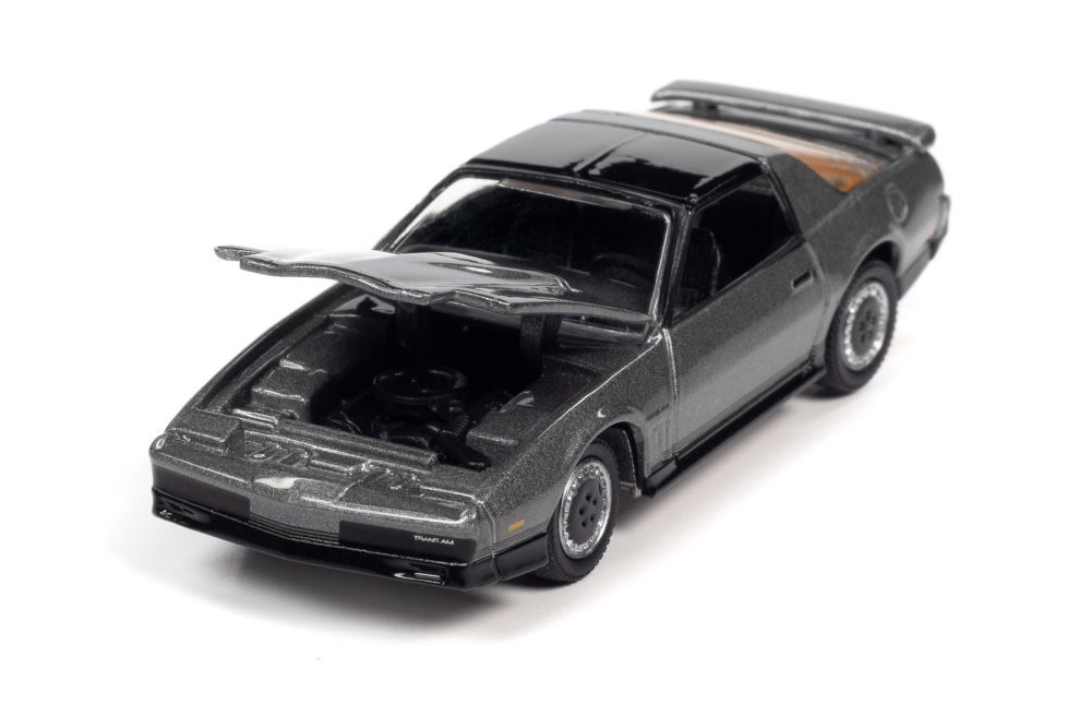 1984 Pontiac Firebird Trans Am, Silver Sand Gray Poly - Johnny Lightning JLSP148/24A - 1/64 Diecast Car