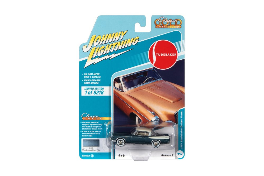 1957 Studebaker Golden Hawk, Woodsmoke Gray Poly - Johnny