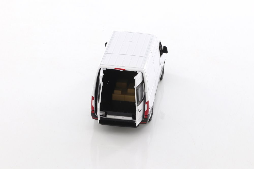 2019 Mercedes-Benz Sprinter Van, White - Kinsmart 5426DW - 1/48 scale Diecast Model Toy Car