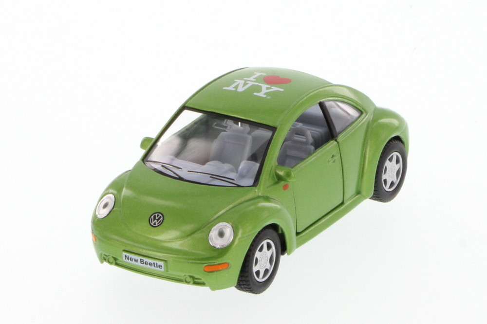 Volkswagen New Beetle, Green - Kinsmart 5028D - 1/32 scale Diecast