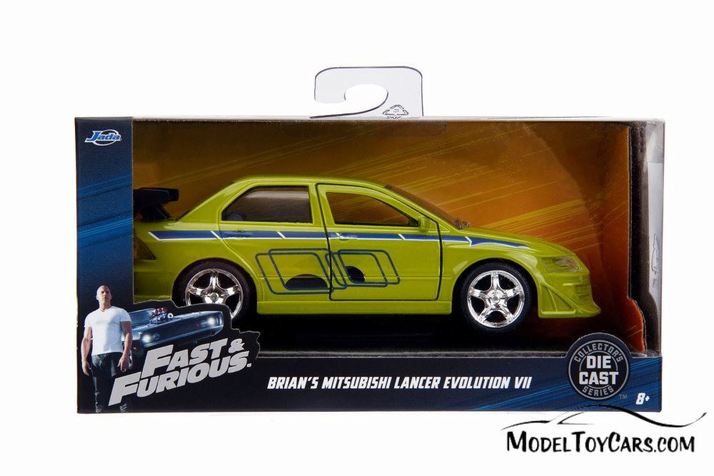 Mitsubishi Lancer Evolution VII, Fast and Furious - Jada 99789 - 1/32 Scale Diecast Model Toy Car