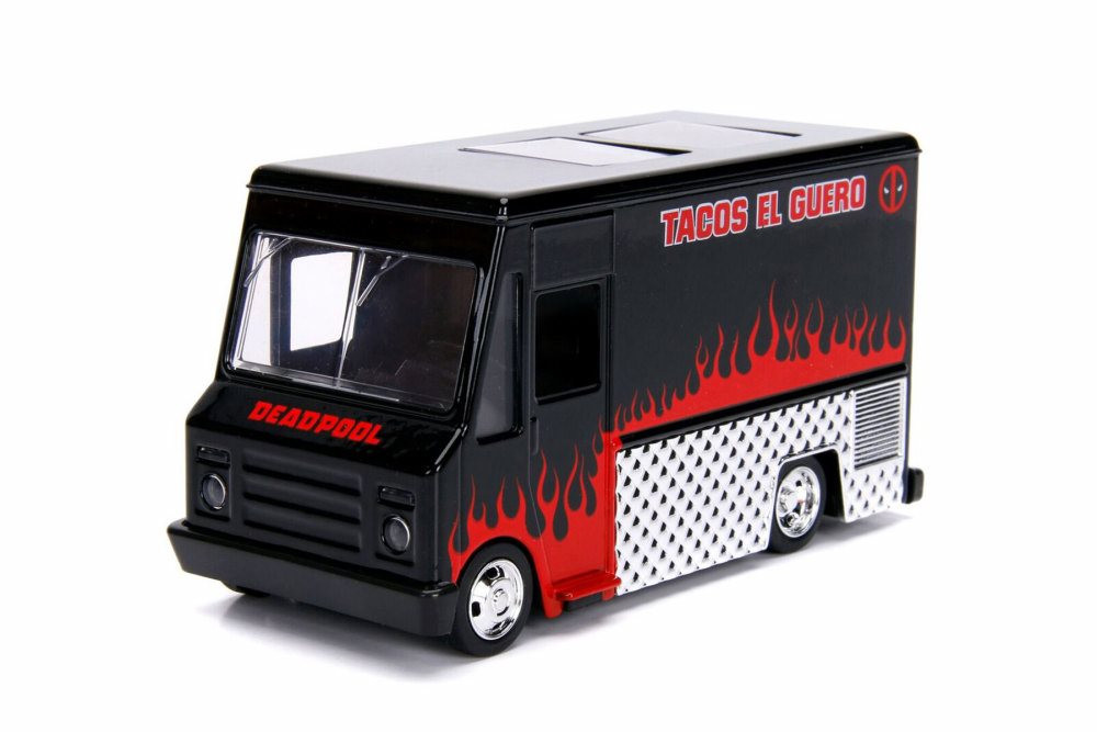 Taco Truck, Black - Jada 30879DP1 - 1/32 Scale Diecast Model Toy