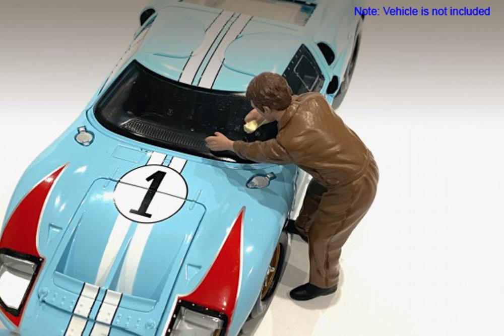Race Day 1 Figure V, Light Brown - American Diorama 76387 - 1/24 scale Figurine - Diorama Accessory