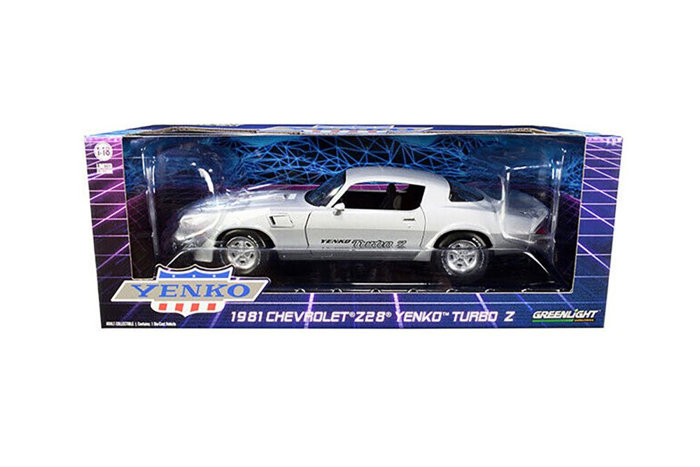 1981 Chevy Z28 Yenko Turbo Z, Turbo Silver - Greenlight 13594 - 1/18 scale Diecast Model Toy Car