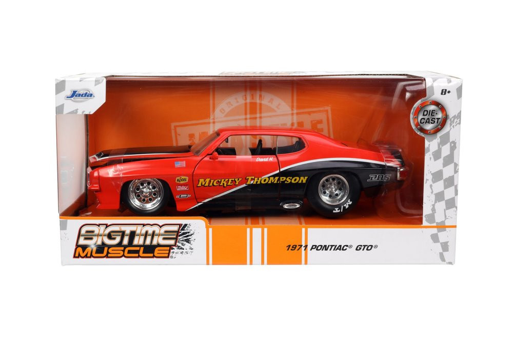 1971 Pontiac GTO, #71 Mickey Thompson - Jada Toys 33044 - 1/24