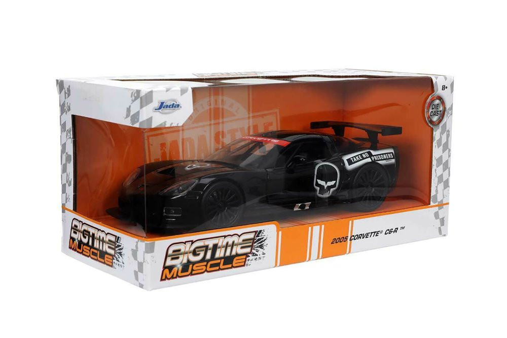 2005 Chevy Camaro C6-R, Black - Jada Toys 33042 - 1/24 scale Diecast Model Toy Car