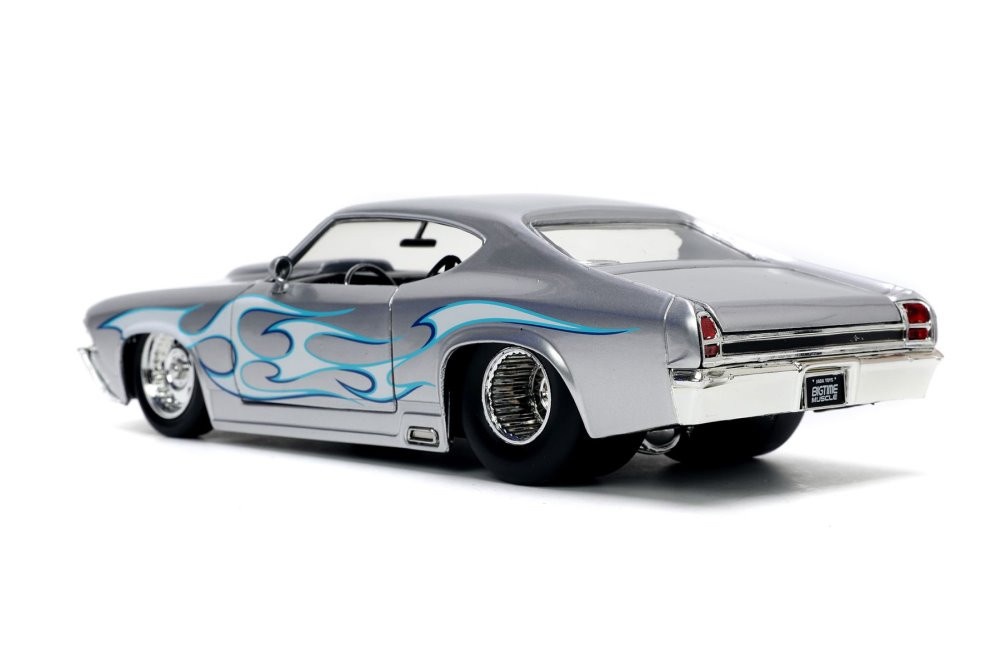 1969 Chevy Chevelle SS, Silver - Jada Toys 32702 - 1/24 scale ...