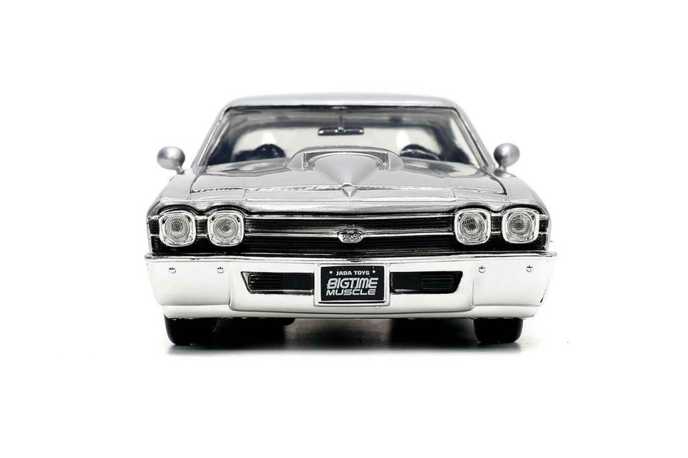 1969 Chevy Chevelle SS, Silver - Jada Toys 32702 - 1/24 scale ...