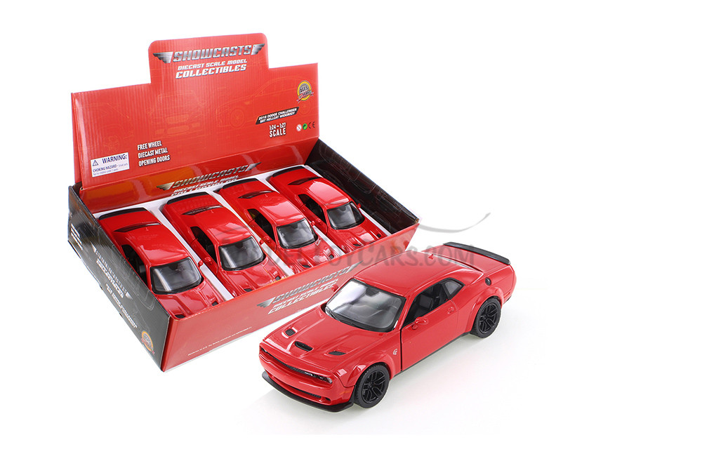 2018 Dodge Challenger SRT Hellcat Widebody Hardtop, Red - Showcasts 79350/16D - 1/24 Diecast Car (1 car, no box)