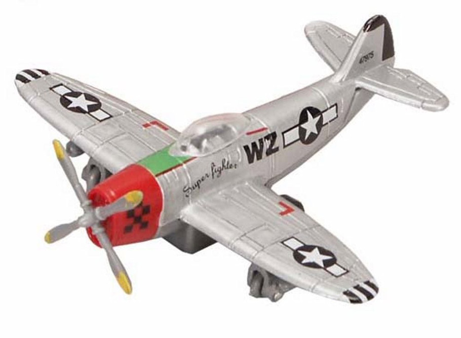 Vintage Aircraft, Gray - Showcasts 6080D - 4.75 Inch Scale Diecast Model Toy Airplane