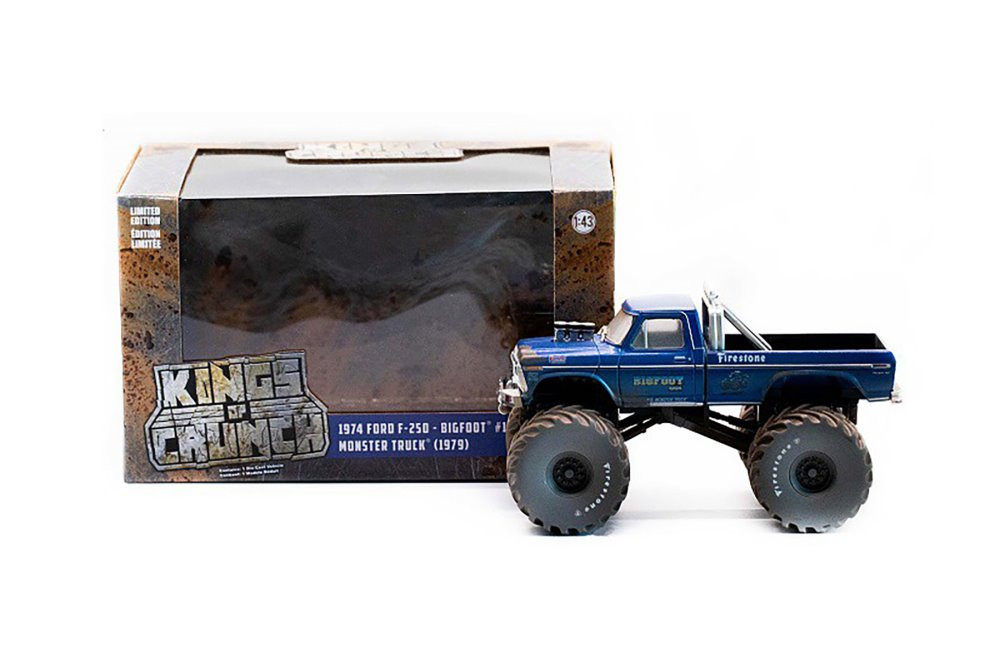 1974 Ford F-250 Pickup Dirty Version (w/66-inch Tires), Blue