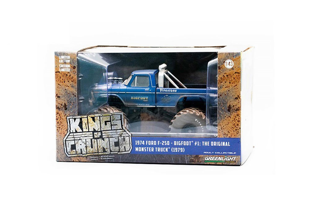 1974 Ford F-250 Pickup Dirty Version (w/66-inch Tires), Blue
