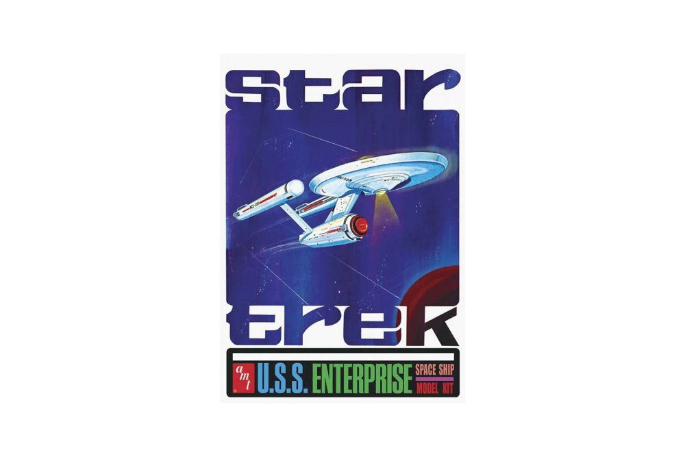 Classic U.S.S. Enterprise (50th Anniversary Ed), Star Trek - AMT AMT947/12, 1/650 Plastic Model Kit