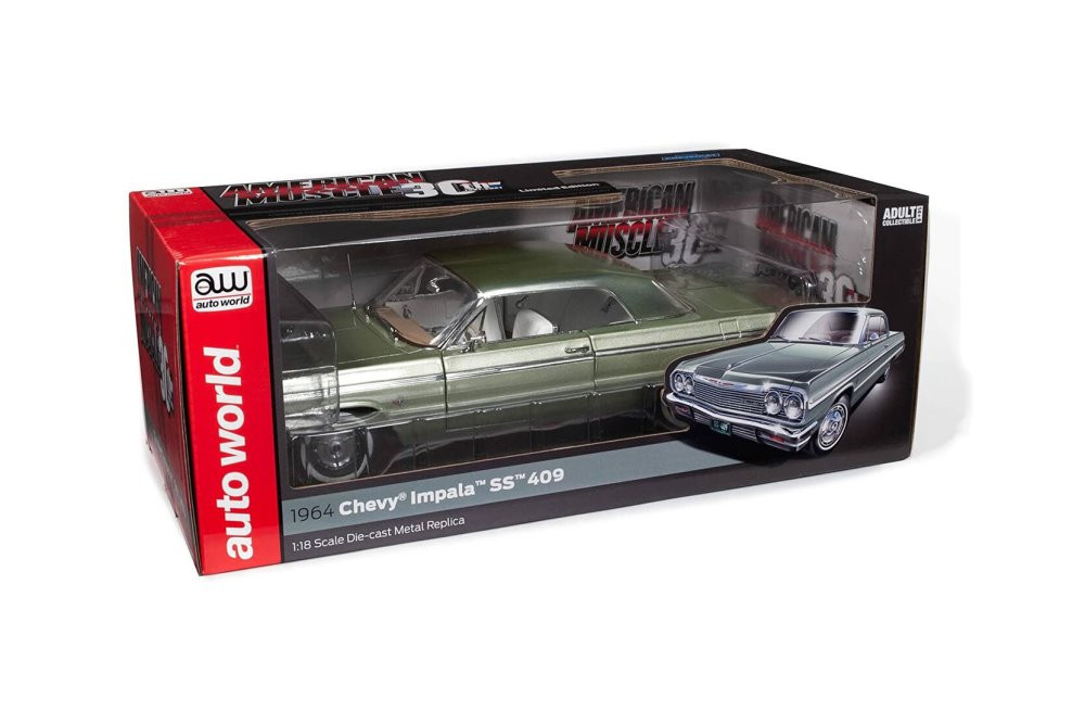 1964 Chevy Impala SS 409 Hardtop, Meadow Green - Auto World