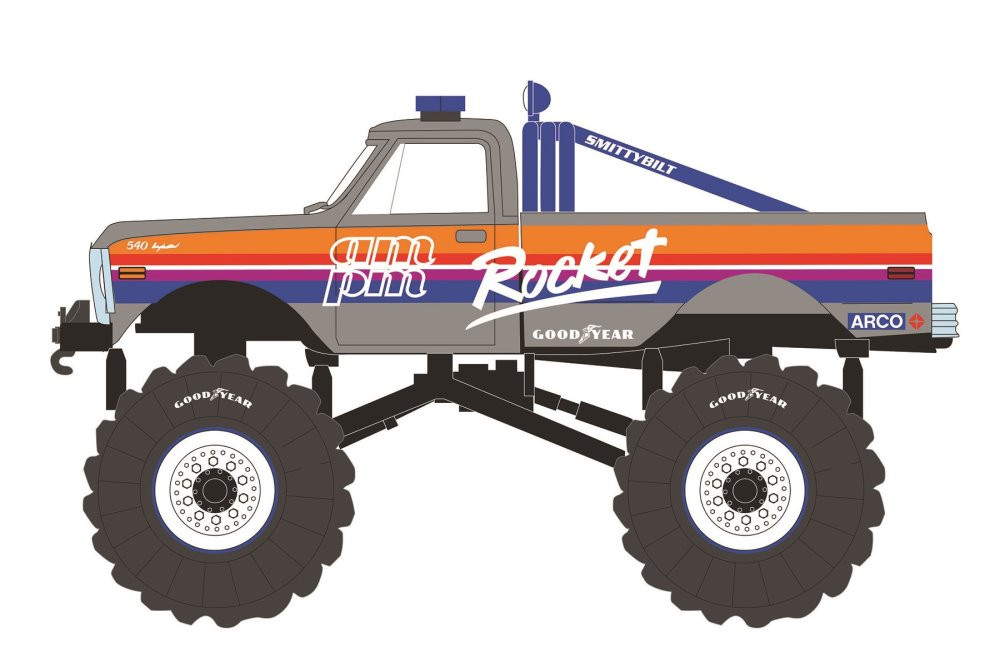 AM/PM Rocket 1972 Chevy K-10 (with 66-inch Tires) 88043 1/43 scale