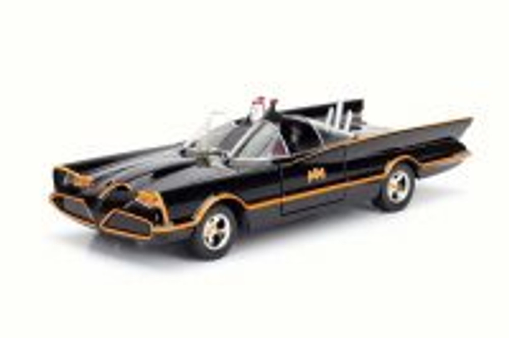 ★最終価格★JADA TOYS 1966CLASSICTV BATMOBILE Jada Toys Hollywood Rides: 1966 Classic Batman Batmobile & 4