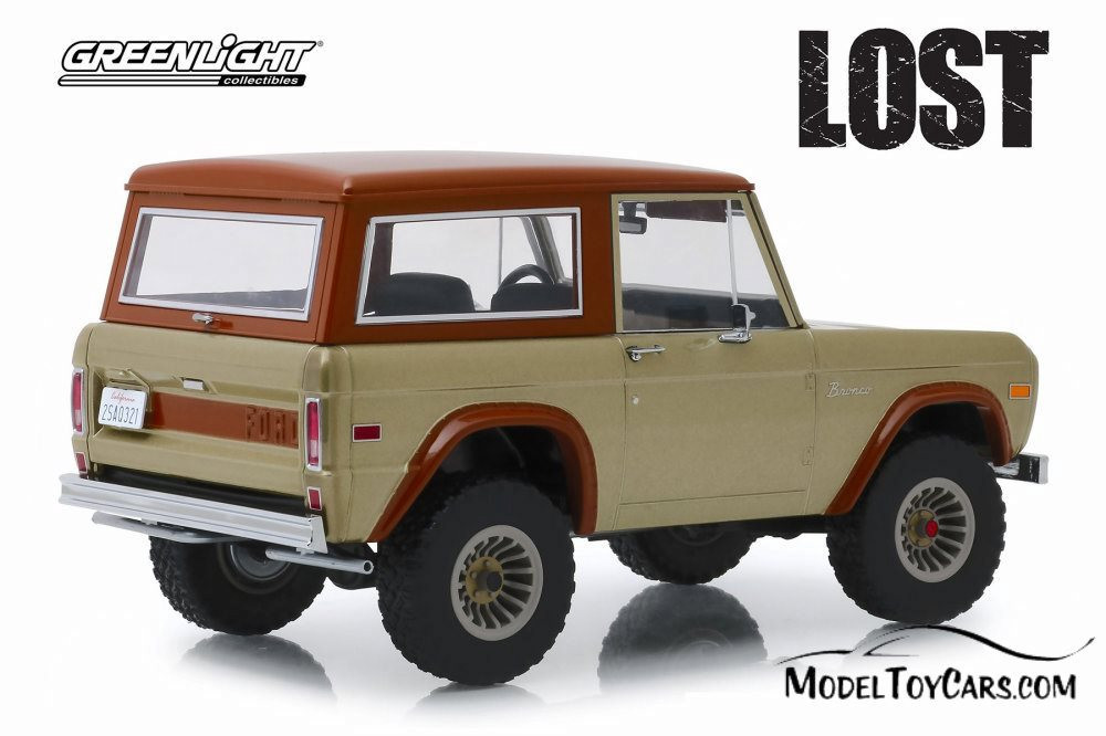 Ford - GLグリーンライト/'70 Fordフォード Broncoブロンコ 1/18 1970 Ford Bronco, LOST - Greenlight 19057 - 1/18 scale Diecast