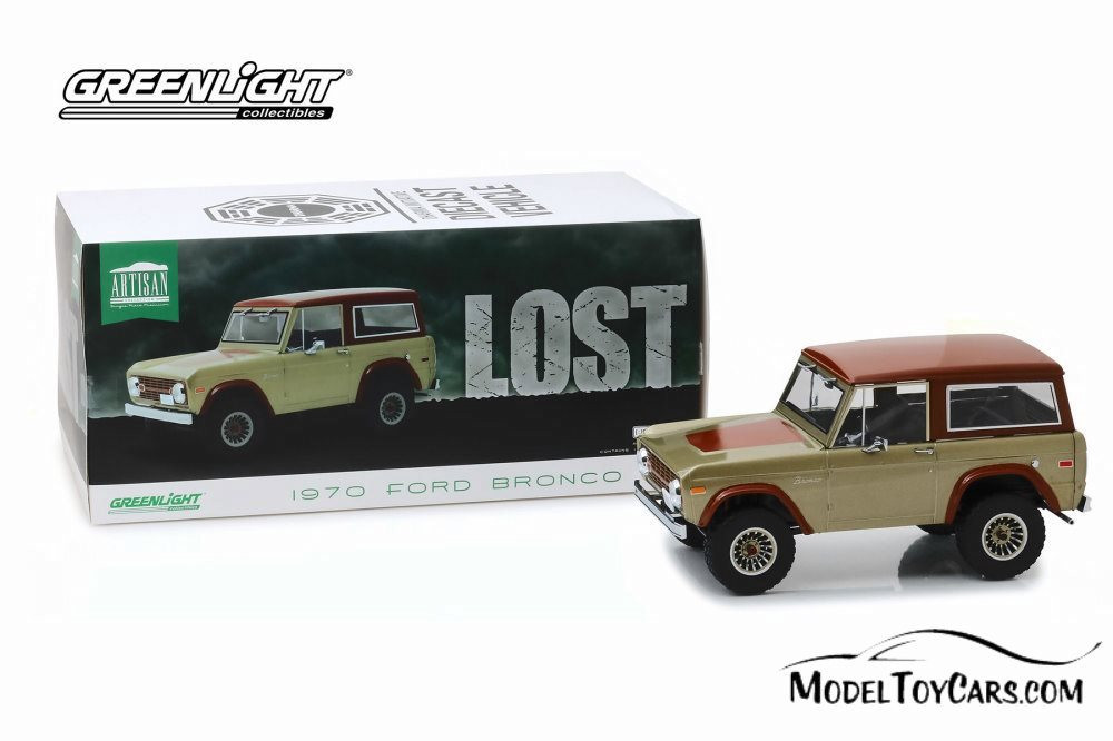 1970 Ford Bronco, LOST - Greenlight 19057 - 1/18 scale Diecast Model Toy Car